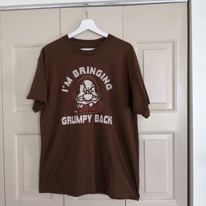 Disney I'm Bringing Grumpy back brown men tshirt